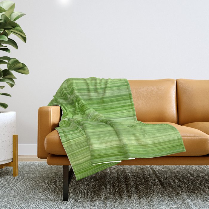 Ambient 3 in Key Lime Green Throw Blanket