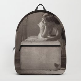 The Bear that came for Dinner black and white photograph Backpack | Funny, Vintage, Bears, Photo, Offbeat, Bear, Bizarre, Black And White, Strange, Classic 