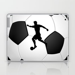 Big Football - soccer player Laptop Skin
