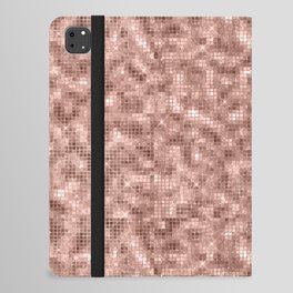 Luxury Rose Gold Sparkle Pattern iPad Folio Case