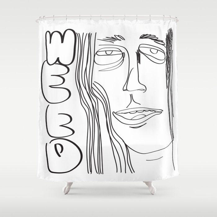 Weed Shower Curtain