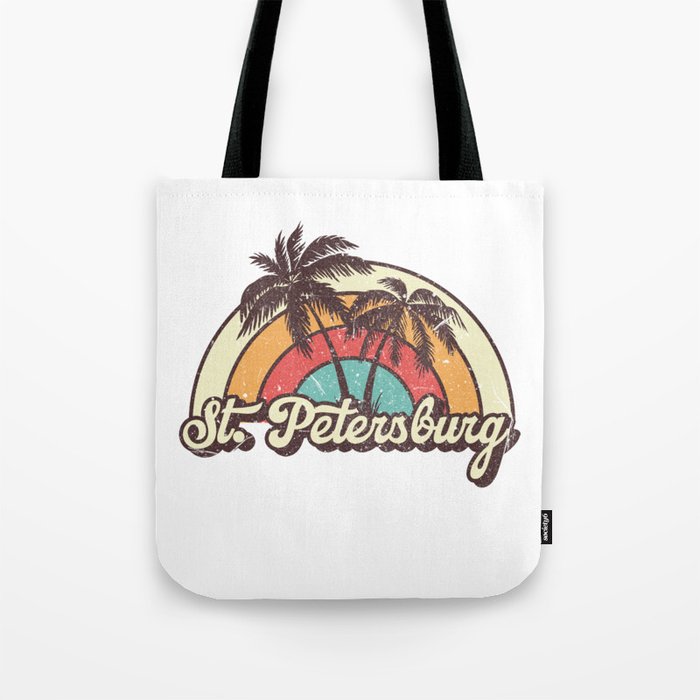 St. Petersburg beach city Tote Bag