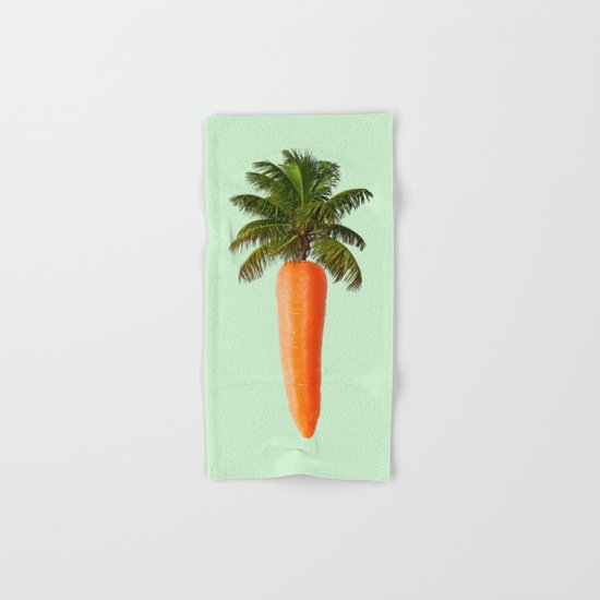 PALM CARROT Hand & Bath Towel