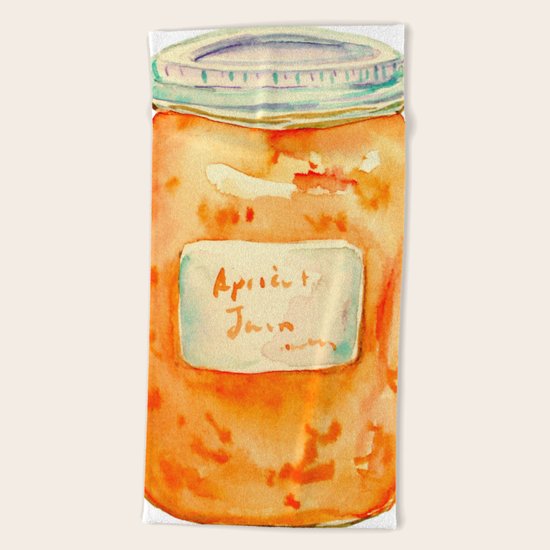Apricot Jam Beach Towel