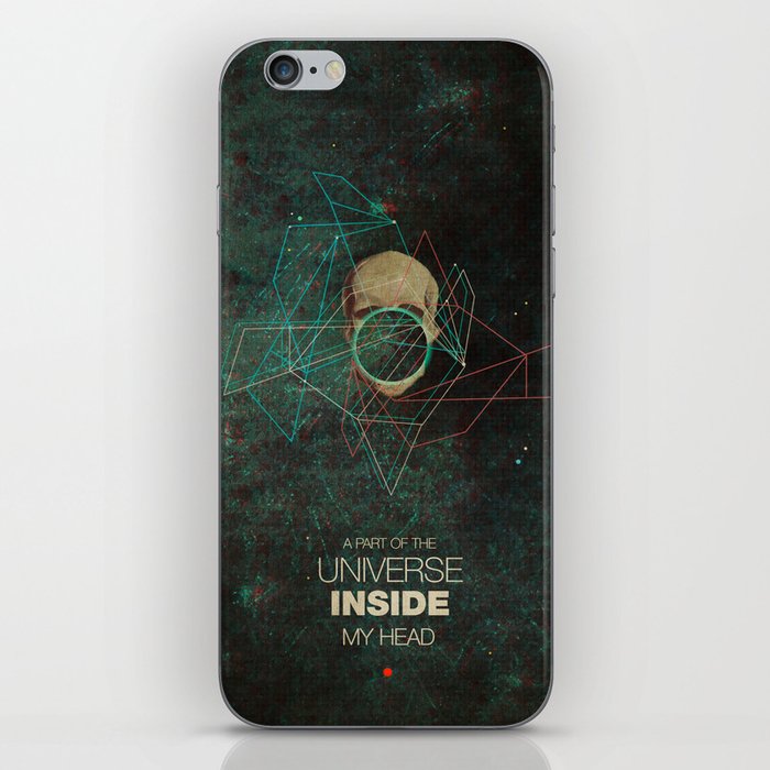 A Part Of The Universe Inside My Head iPhone Skin
