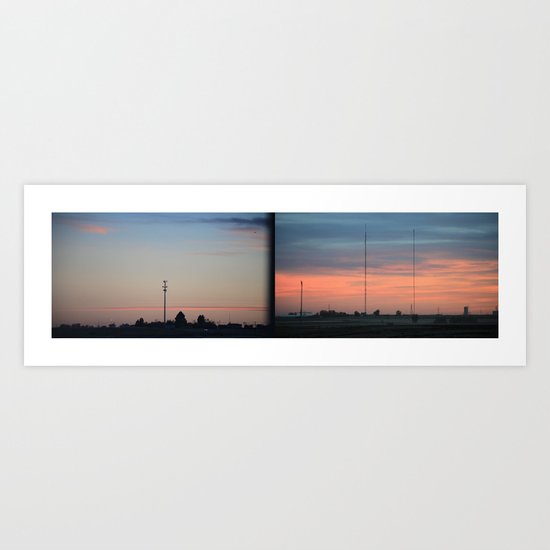In The Plains (Planes) Field Art Print