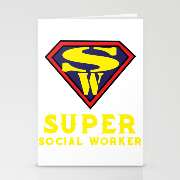 Social Workers Social Worker Gifts Funny Stationery Cards By Magnum Society6
