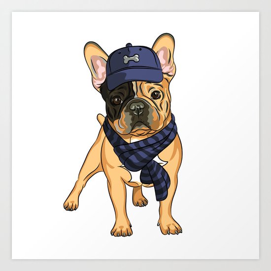Cute puppy Art Print