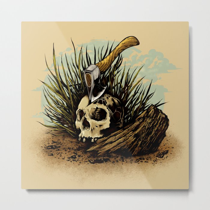 Prepare your hearts for Death's cold hand! Metal Print