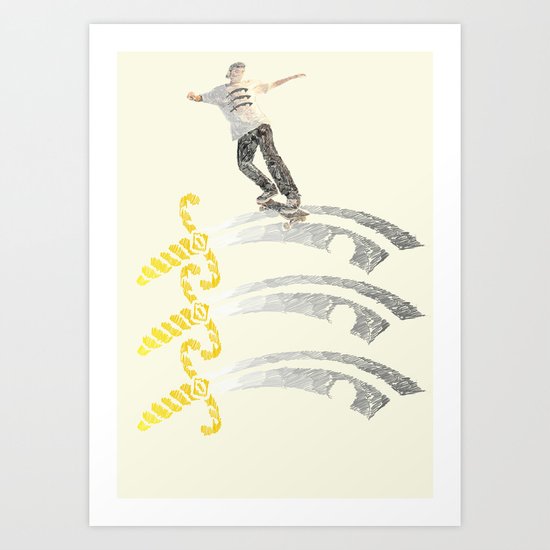 essex skateboarding Art Print