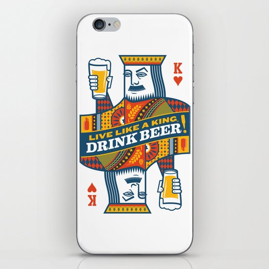 King of Beers iPhone & iPod Skin