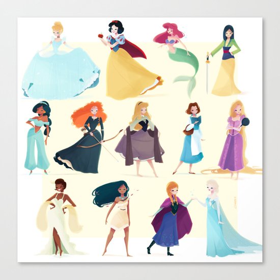 Princess Canvas Print