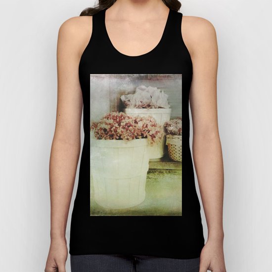 Vintage Street Flowers Unisex Tank Top