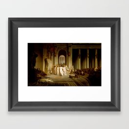 The Death of Caesar By Jean Leon Gerome (Gérôme) Framed Art Print