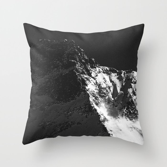 FLEE GLACIER III / Switzerland Throw Pillow