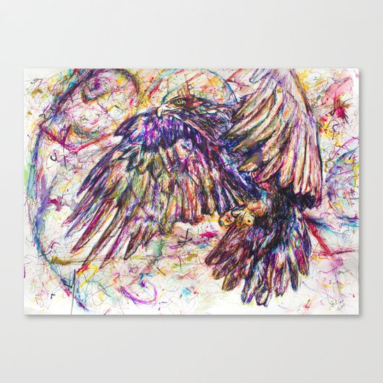 Eagle // Abuelo/A Canvas Print