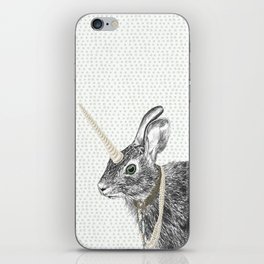 uni-hare All animals are magical iPhone Skin
