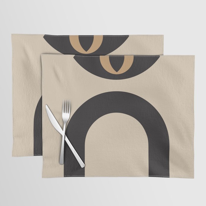 Eye - Mid Century Modern Abstract Art Placemat