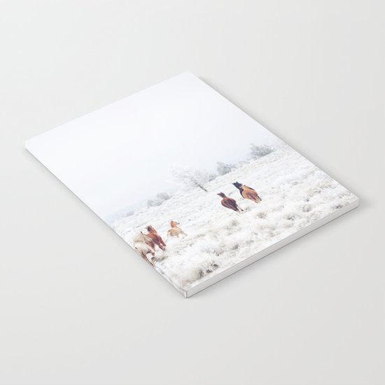 Winter Horses Notebook
