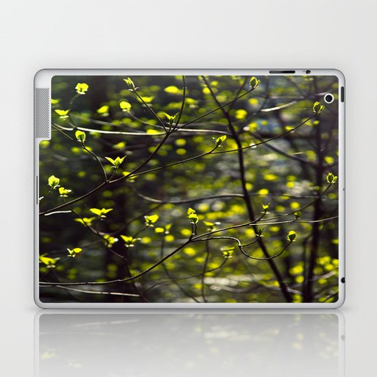 Green Leaves Laptop & iPad Skin