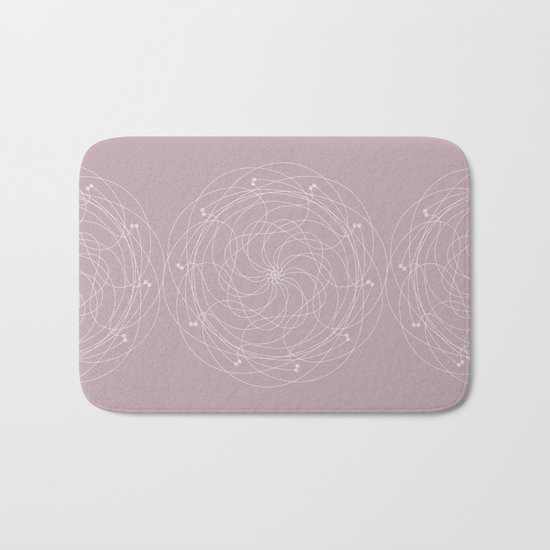 Ornament – Merry Go Round Flower Bath Mat