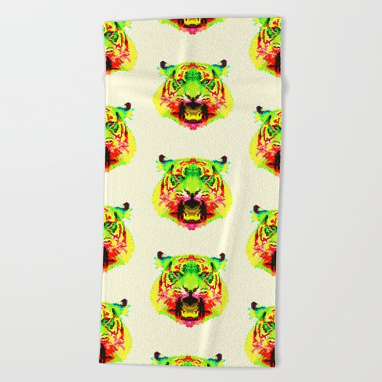 Tiger Beach Towel