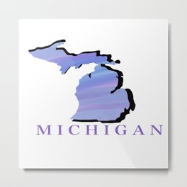 Michigan  Metal Print