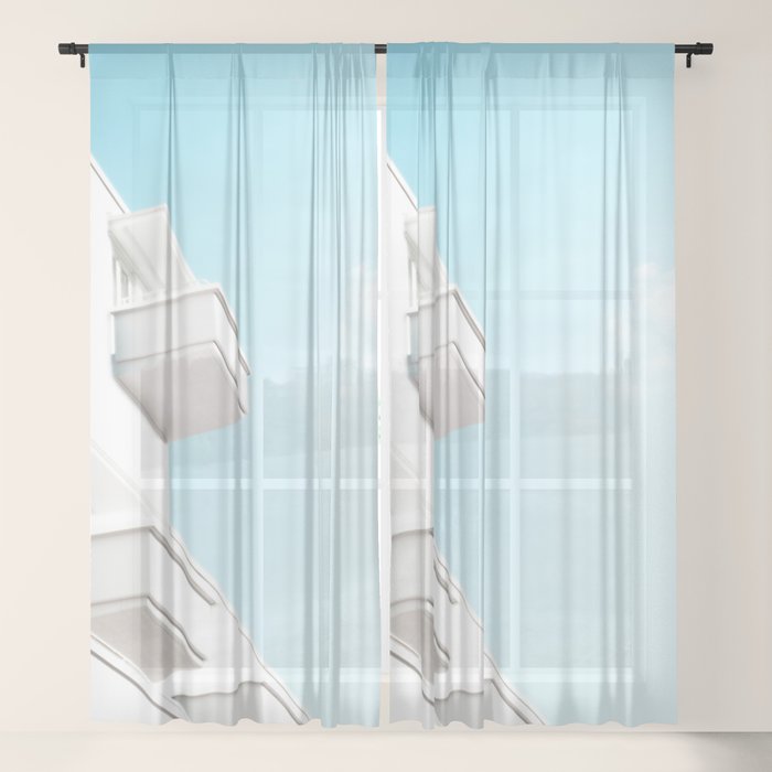 Minimal White Balcony Dream 1 Wall Decor Art Society6 Sheer