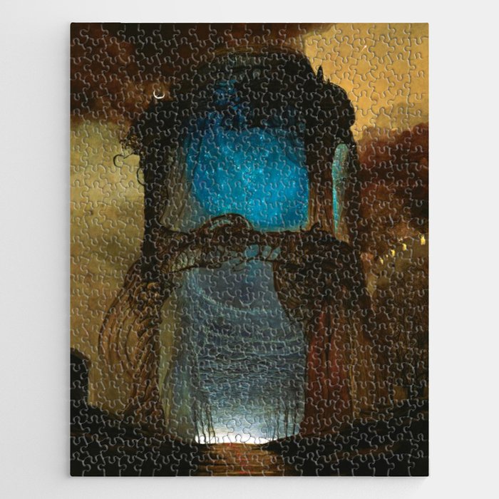 Untitled (Portal), by Zdzisław Beksiński Jigsaw Puzzle