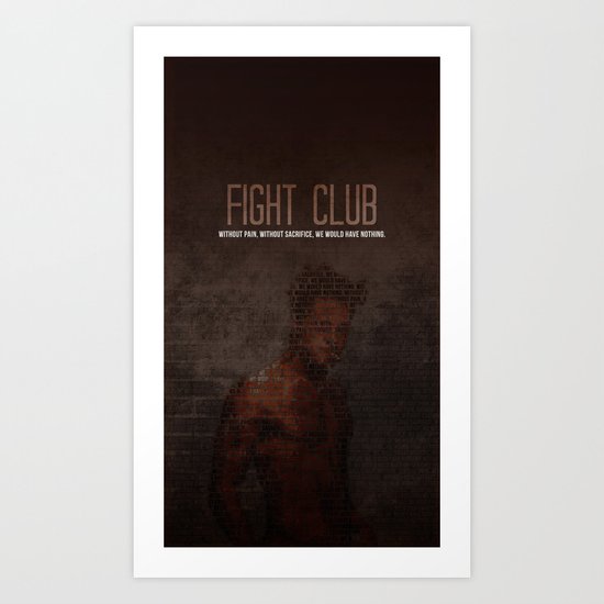 Fight Club Art Print