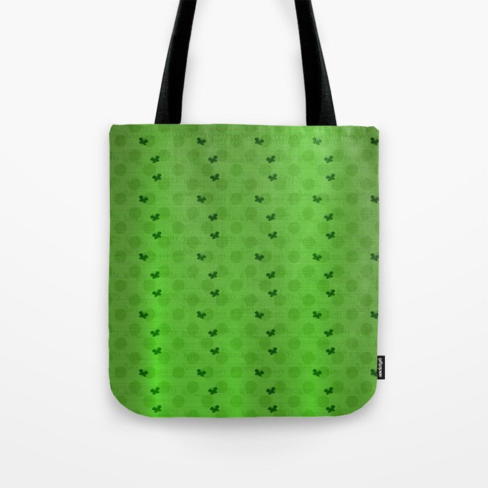 Green Silk Metallic Butterfly Modern Collection Tote Bag