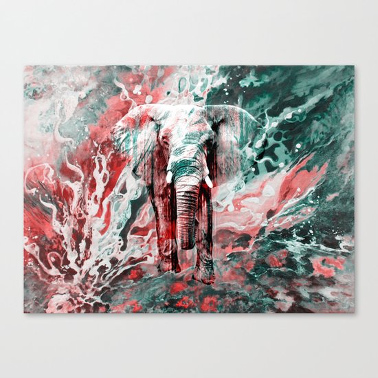 Elephant's Silent Cries Canvas Print