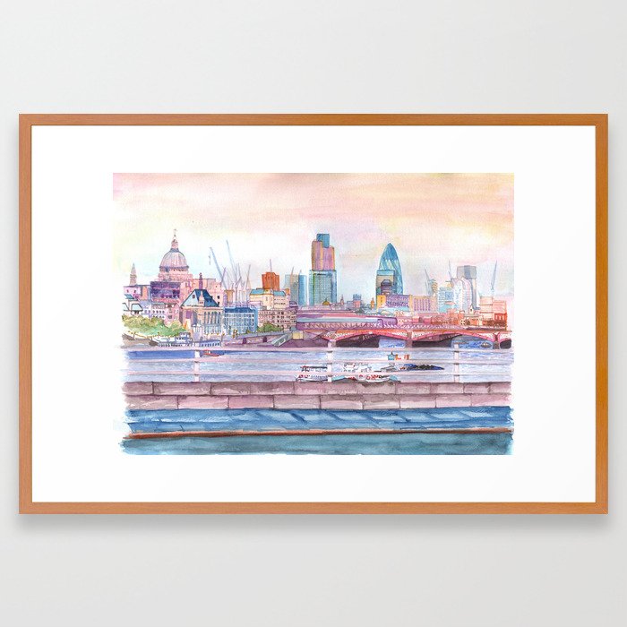 Colorful London Framed Art Print