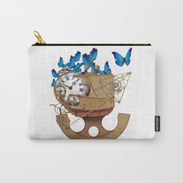 A Time Machine Carry-All Pouch | Pastandfuture, Life, Wishful, Time, Dream, Contraption, Boyhooddream, Butterflies, Scifi, Spaceage 