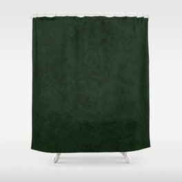 Marble Granite - Ultra Deep Emerald Green Shower Curtain