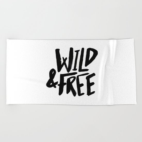 Wild & Free Beach Towel