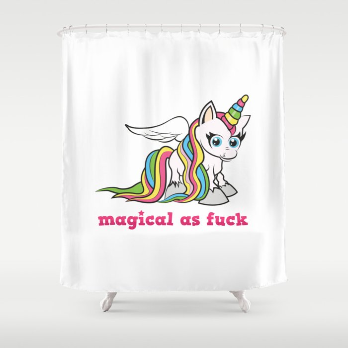 Magical as fuck Shower Curtain