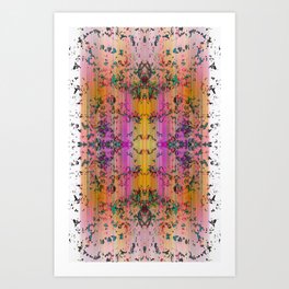 Abstract Splash Pattern-Rainbow- Pop-Of-Color Art Print | Pink, Green, Colorful Flowers, Graphicdesign, Gypsie Style, Colorful World, Colorful, Abstract Pattern, Raibow, Pop Of Color 