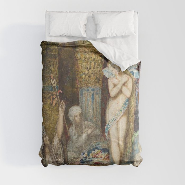 The fables - a summoning - Gustave Moreau Comforter