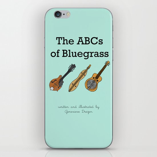 The ABCs of Bluegrass iPhone & iPod Skin