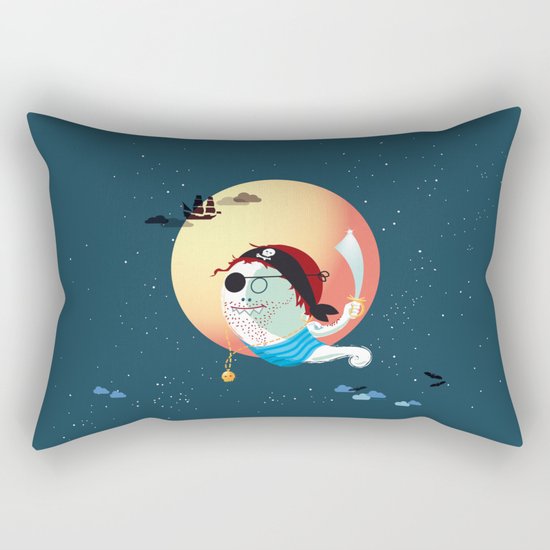 Captain Vermelho Rectangular Pillow