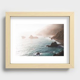 Oceans Blue Recessed Framed Print