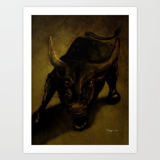 The Bull Art Print