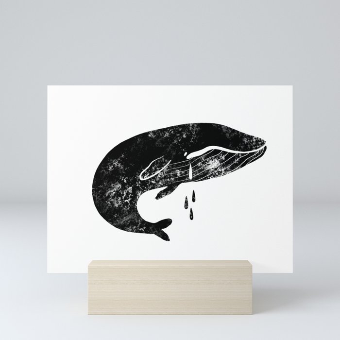 Save the Whales Mini Art Print