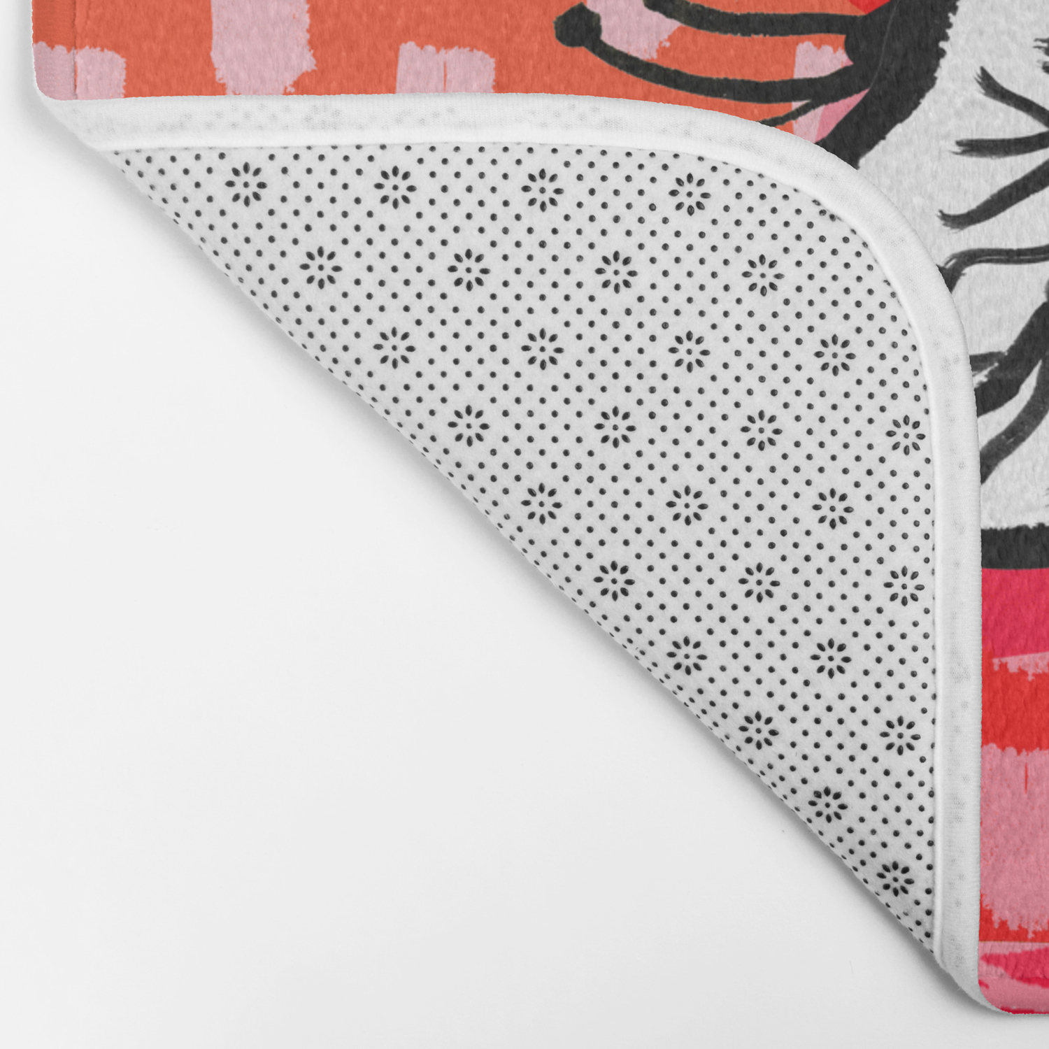 Proper Abstract Minimal Still Life Flower Vase Grid Painted Dots
