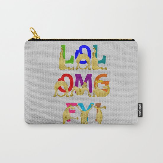Cute Ponies LOL OMG FYI Carry-All Pouch