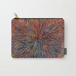 Abstract multicolored lines background. Carry-All Pouch
