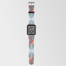 Blue and red surfer's mandala Apple Watch Band