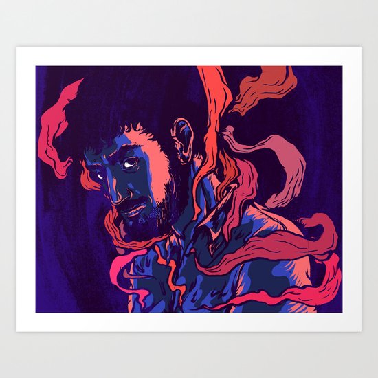 dark light Art Print