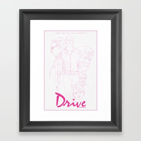Drive Framed Art Print